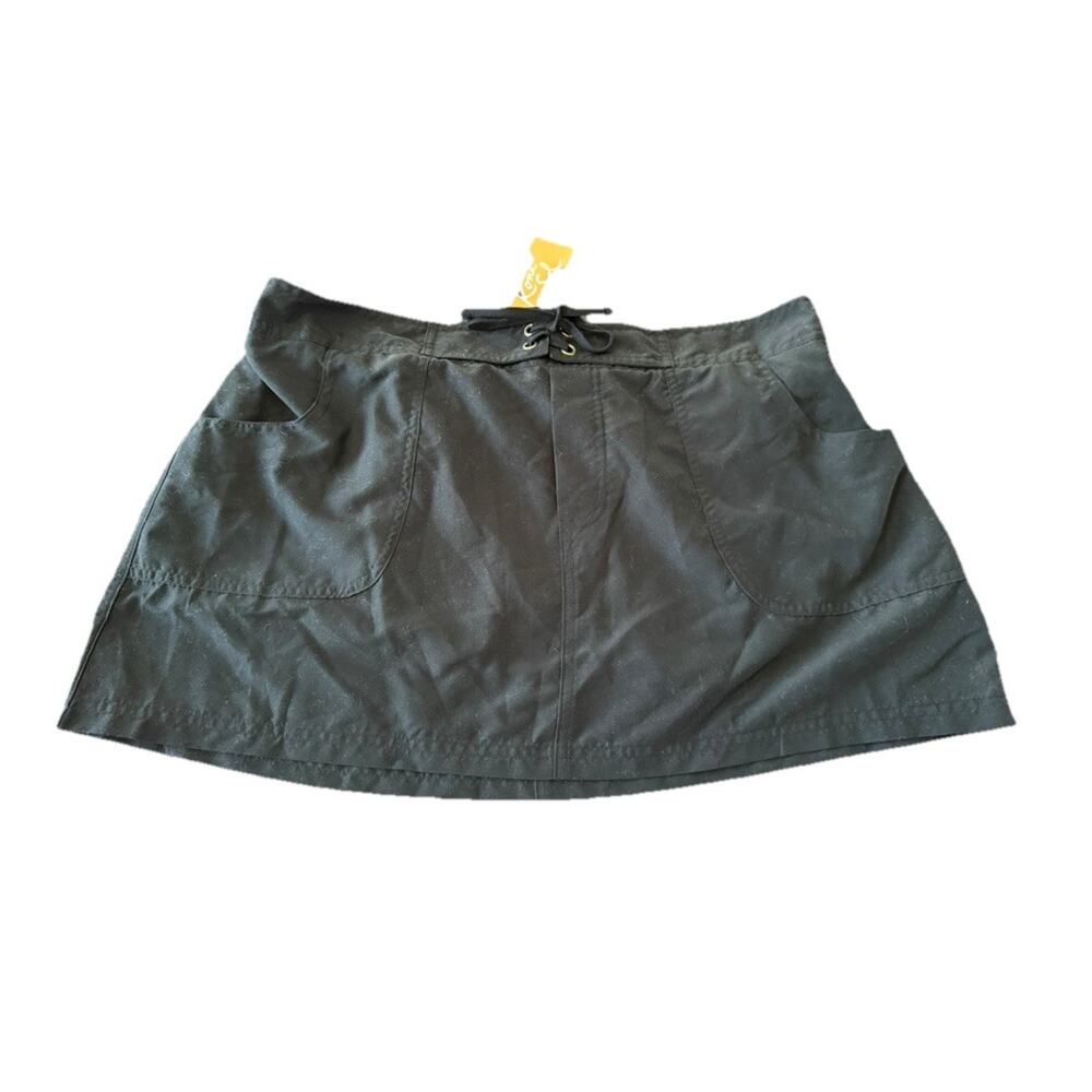 Kona Sol Black Athletic Skort Womens L 12–14 Built-In Shorts Activewear Work Out